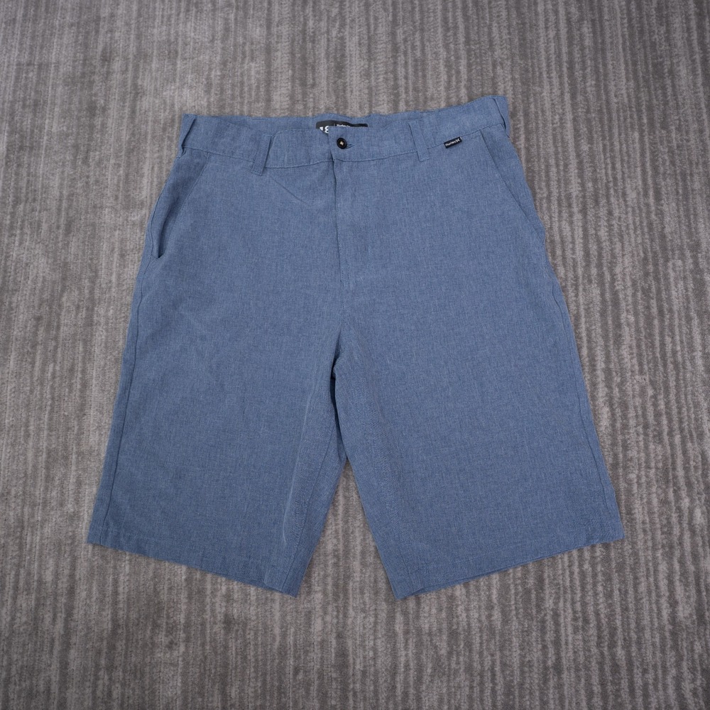 Hurley Hybrid Shorts Boys Size 18 Blue Excellent Stretch Walkshorts 9485-UU7-123
